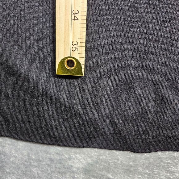 J Jill Cardigan Small Black Open Front Long Line Duster Minimalist Lagenlook NEW - Picture 9 of 9